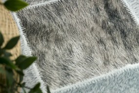 Koberec PATCHWORK 21716 béžový - imitácia kože krava