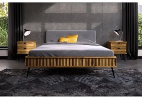 Nočný stolík z dubového dreva v prírodnej farbe Kula - The Beds