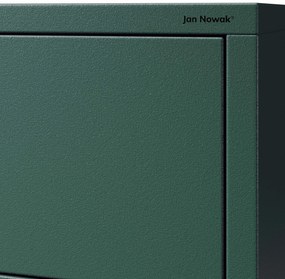 Komoda CARLA, 800 x 1015 x 400 mm, Modern: fľaškovo zelená farba