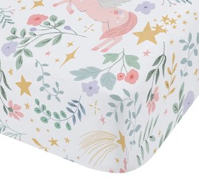 Napínacia detská plachta na dvojlôžko 135x190 cm Fairytale Unicorn – Catherine Lansfield