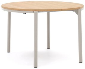 Okrúhly rozkladací jedálenský stôl v dekore duba ø 120 cm Montuiri – Kave Home