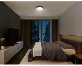 Osram - Stropné svietidlo ORBIS MADRID 2xE27/10W/230V, priemer 29 cm, čierna