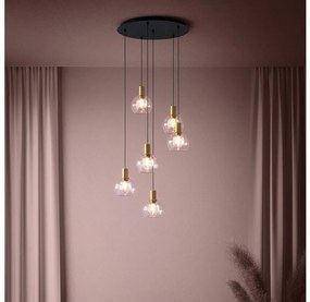 Eglo 390279 -LED Stmievateľný luster na lanku TERQUE 6xLED/5,4W/230V 3000K pr.54cm