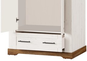 Šatní skříň Country 70 94 cm dub Stirling/borovice Andersen