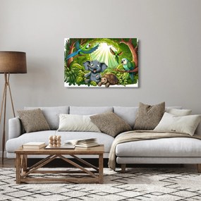 Obraz - Veselé zvieratká (90x60 cm)