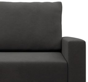 Trojmiestna rozkladacia sedačka BLANK Comfort sivá