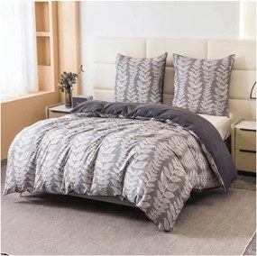 Mikroflanelové obliečky KAVOLO sivé Rozmer obliečky: 70 x 90 cm | 140 x 200 cm