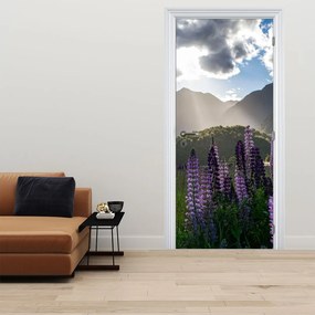 Fototapeta na dvere - Scenéria vlčích bôbov (95x205cm)