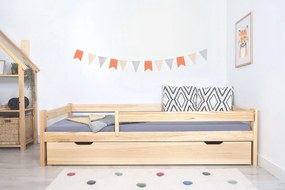 Ourbaby® 273-0 Paul posteľ bez úložného priestoru 200x90 cm prírodná