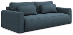 Modrá rozkladacia/s úložným priestorom pohovka 238 cm Kapua – Makamii