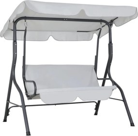 Zahradní houpačka CANOPS světle šedá