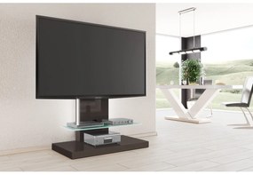 TV stolík stojan s LED podsvietením Marino Max hneda lesk