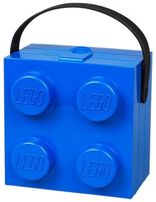 Modrý úložný box s rukoväťou LEGO®