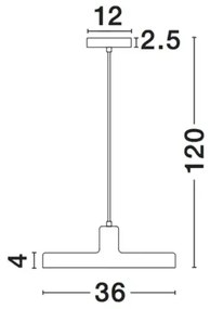 Skandinavsky luster Chioto 36