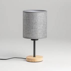 Brilagi - Stolná lampa NUBILA WOOD 1xE27/25W/230V dub/šedá