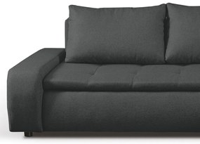 Rohová sedacia súprava Galileo, antracitová látka