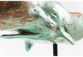 Whale socha zelená