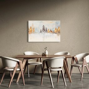 Obraz - Akvarelový les (90x60 cm)