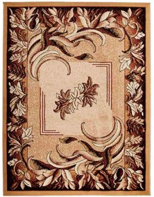Kusový koberec PP Pugli hnedý 70x130cm