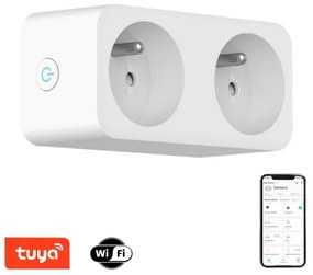 Immax NEO 07751L - Inteligentná rozbočovacia zásuvka NEO LITE 2x16A/230V Wi-Fi Tuya