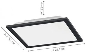 Leuchten Direkt 14754-18- LED Stmievateľné stropné svietidlo FLAT LED/20W/230V +DO