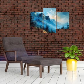 Obraz - Maľba hôr (90x60 cm)