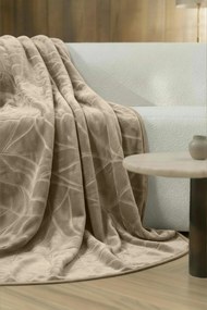 Deka LIV RAZENÝ taupe Rozmer: 200x220 cm