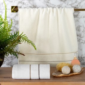 FROTÉ UTERÁK SUZI 50X90 CM BIELA