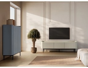 Sivomodrá skrinka 100x140x40 cm Willa – MOME