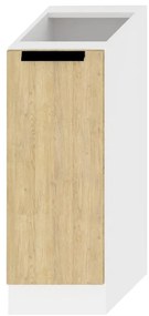 Kuchynská skrinka Denis d30 cargo + kôš dub london/biela