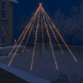 LED vodopádové svetlá na vianočný stromček interiérové a exteriérové 800 LED diód 5 m 51296