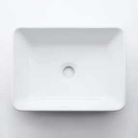 Erga Belle, umývadlo na dosku 480x370x130 mm, biela lesklá, ERG-V03-YT-038-WH