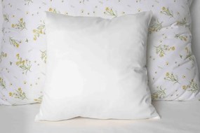 Polášek Jednofarebná obliečka na vankúš Jersey - Biela | 40 x 60 cm