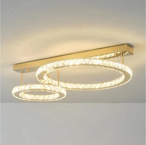 Zuma Line MX3713-2-3GT- LED stmievateľné stropné svietidlo GIRONA LED/36W/230V zlaté
