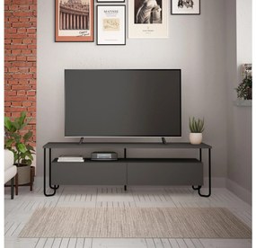 TV stolík/skrinka Pemeki (antracit) . Akcia -19%. Vlastná spoľahlivá doprava až k Vám domov. 1095471