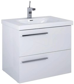 Kúpeľňová skrinka pod umývadlo Royal 70 2S biela DSM