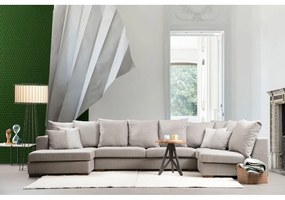 Svetlosivá rohová pohovka (do "U") Colorado – Balcab Home