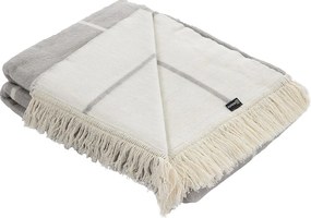Deka Cotton Cloud 150x200 cm šedá - ecru