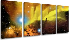 Obraz na stenu 4 dielny VESMÍR GA002E41