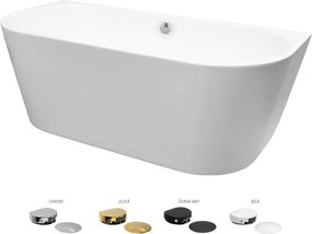 Besco Akrylátová voľne stojaca vaňa Vica NEW CC/NP 150x80 (160x80, 170x80), napúšťanie cez prepad BESCO-Typ výpuste: McAlpine Click-Clack s napúšťaní…