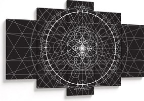 Obraz - Abstrakcia hodín (150x105 cm)