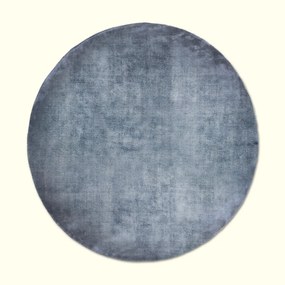 Koberec LINEN DARK BLUE - okrúhly 250x250 cm