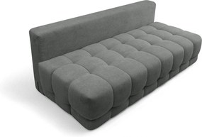 Rozkladacia pohovka Tuko s úložným priestorom – sivá pletenina Freya 210.21