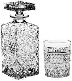 Bohemia Crystal Whisky set Madison 99999/07600/006 (1 karafa + 6 pohár