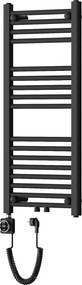 Mexen Mars, elektrické vykurovacie teleso 900 x 400 mm, 300 W, čierna, W110-0900-400-6300-70