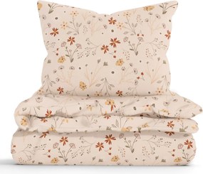 Francúzske bavlnené obliečky Renforcé - Vanessa béžová