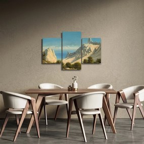 Obraz - Georg Emil Libert, View of Sommerspiret, the Cliffs of Møn, reprodukcia (90x60 cm)