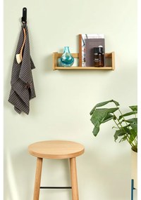 Nástenná polica z dubového dreva Hübsch Nomad
