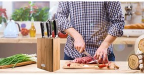 Sada nožov G21 Gourmet Stone 5 ks + bambusový blok 6002238