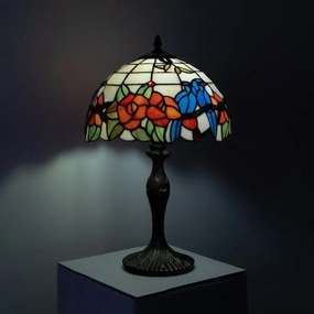Brilagi - Tiffany vitrážová stolová lampa JUNGLE 1xE27/60W/230V